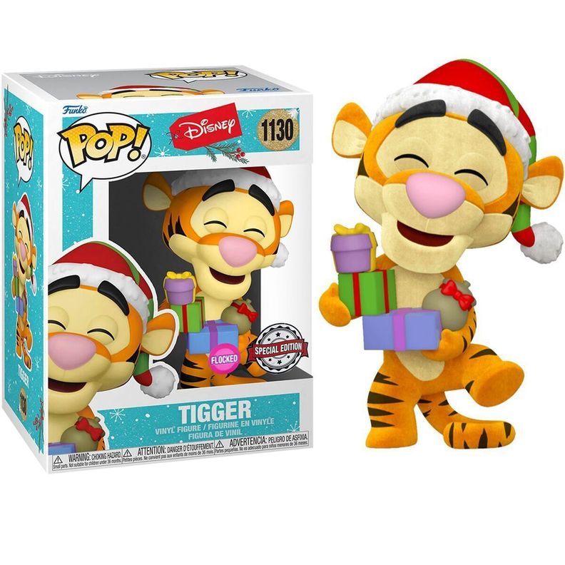 Funko Pop Disney - Tigger 1130 Floked Exclusivo-0