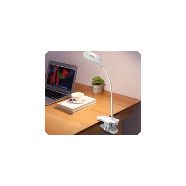 Lampara Clip Inalámbrica Para Escritorio Con USB Touch Doma -2