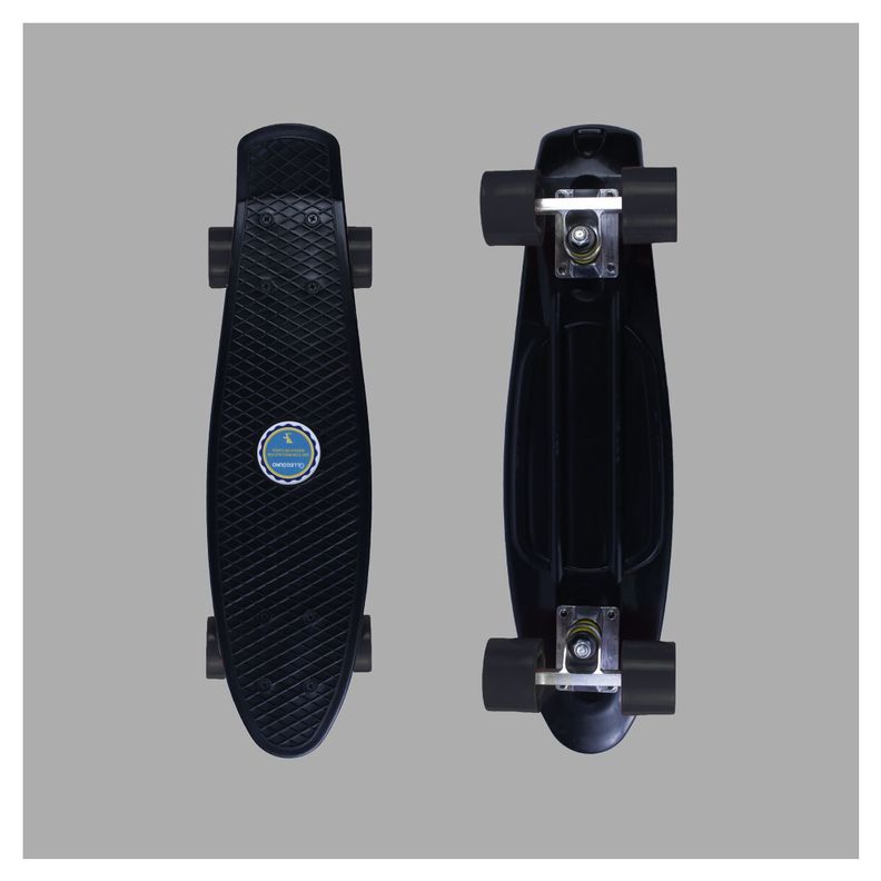 Patineta Skate Monopatín Scooter Fun Penny NEGRO-1
