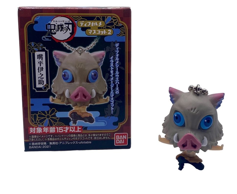 Llavero Bandai Demon Slayer Inosuke 5cm-0