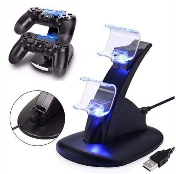 Cargador Doble para Controles PS4 Dualshock-1