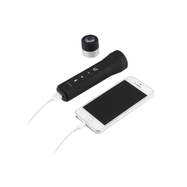 Linterna Radio Parlante Bluetooth Para Bicicleta Dblue-2
