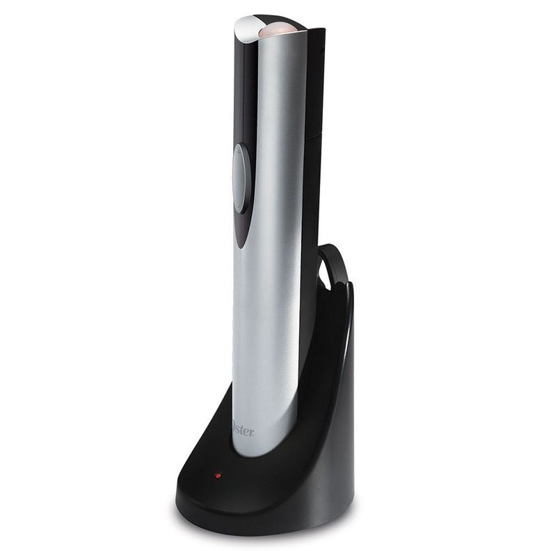 Descorchador Inalambrico Oster 4207 Gris Espejado Suave Plata