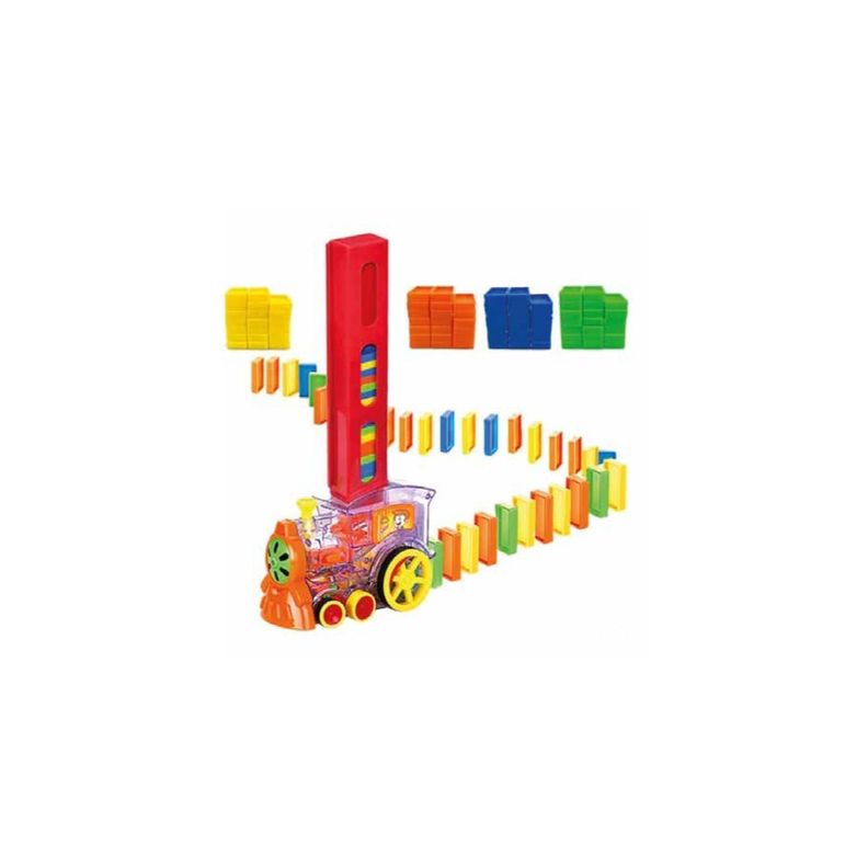 Juguete Tren Domino Magico Infantil 80 Piezas-2