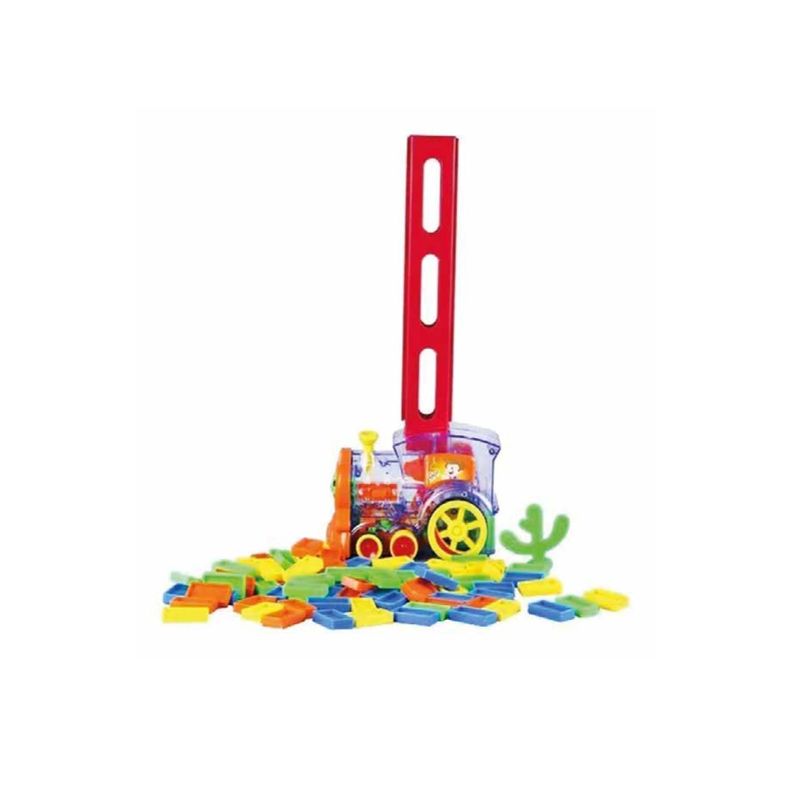 Juguete Tren Domino Magico Infantil 80 Piezas-1
