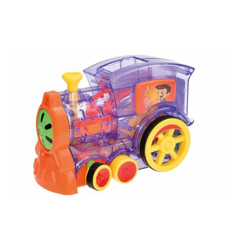 Juguete Tren Domino Magico Infantil 80 Piezas-0