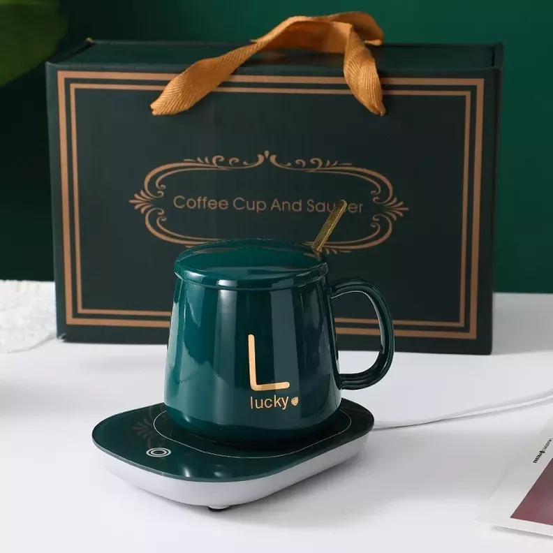 Tazon Con Calentador Tazas De Te Tazas De Cafe Electrico-3
