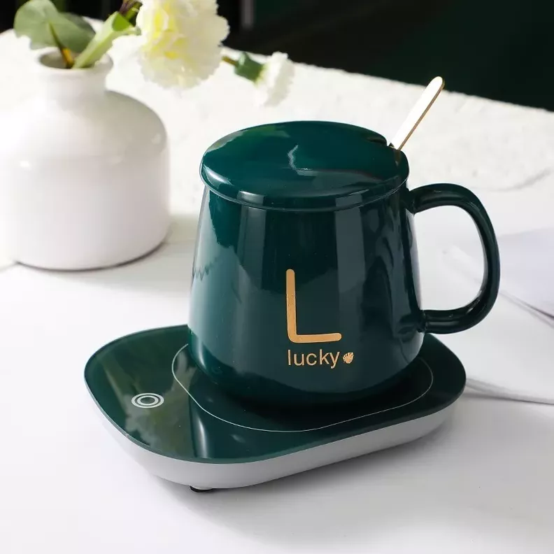 Tazon Con Calentador Tazas De Te Tazas De Cafe Electrico-2