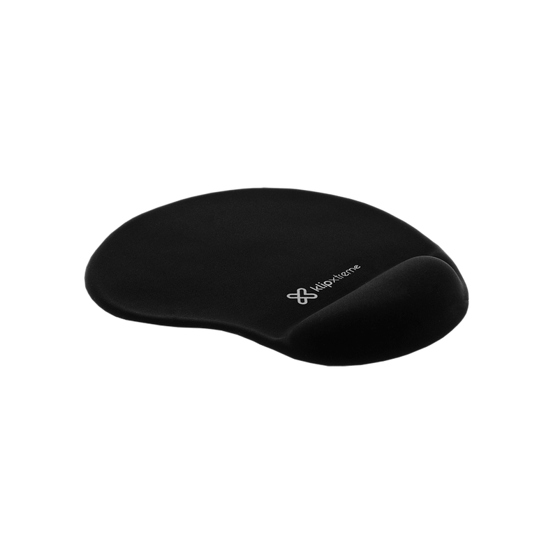 MousePad Ergonómico con Gel KlipXtreme KMP-100B Negro-0