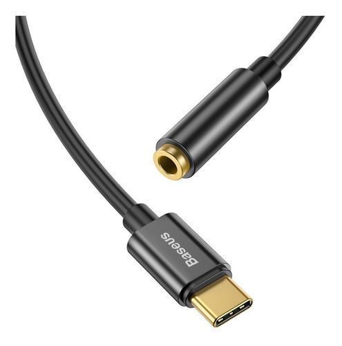 Adaptador Usb Tipo C A Jack 3.5mm Usb-c Aux Audifonos Baseus-1