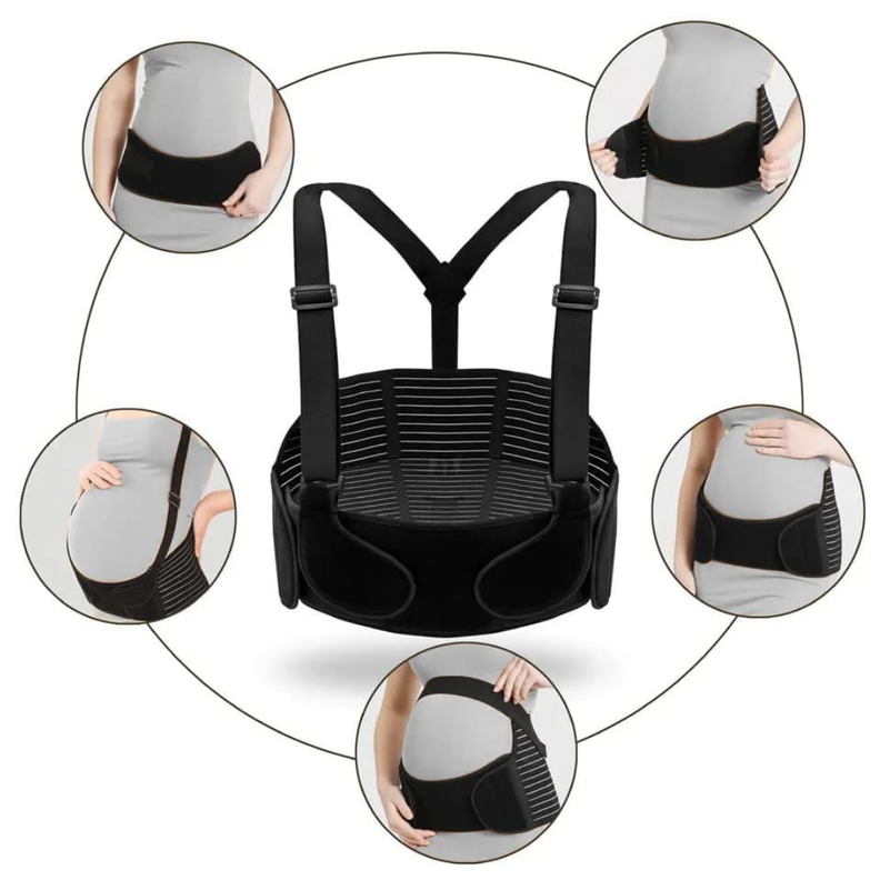 SOPORTE CINTURON DE MATERNIDAD PROTECTOR AJUSTABLE-2