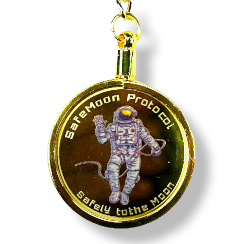 LLAVERO SAFEMOON EXCLUSIVO ALTA CALIDAD DE LUJO AJ97 Dorado
