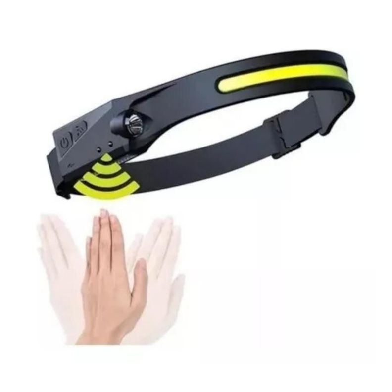Linterna Led Cintillo Con Sensor Recargable 350L-4