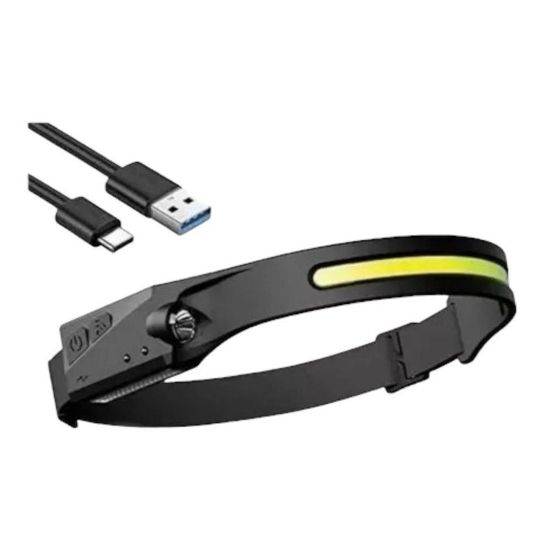Linterna Led Cintillo Con Sensor Recargable 350L-3