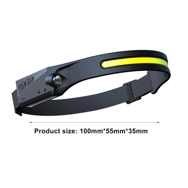 Linterna Led Cintillo Con Sensor Recargable 350L-2
