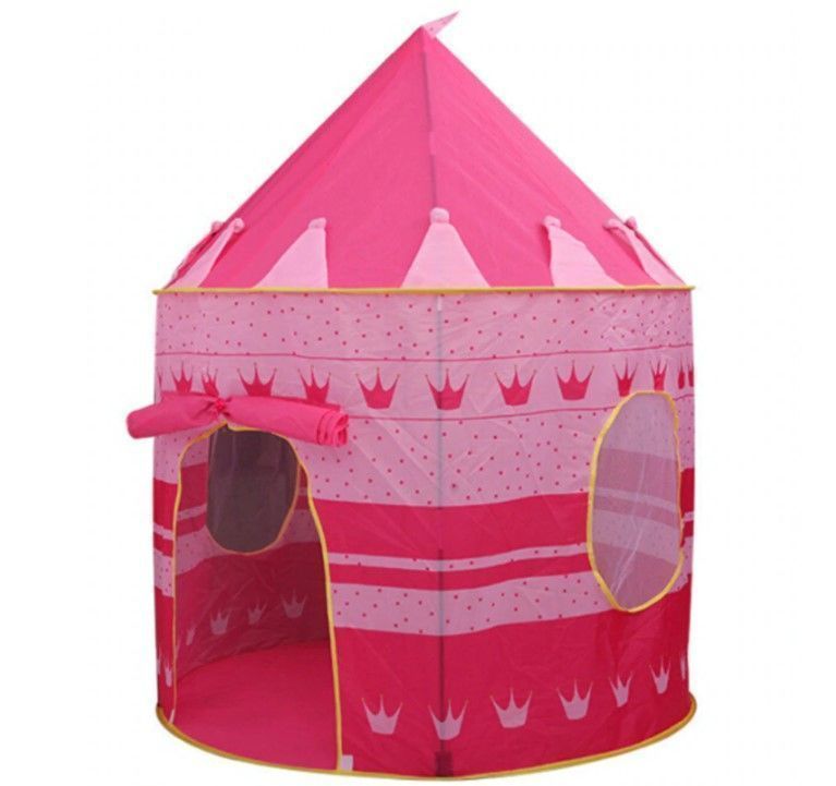 Carpa Castillo Niña portátil - ROSADO-2