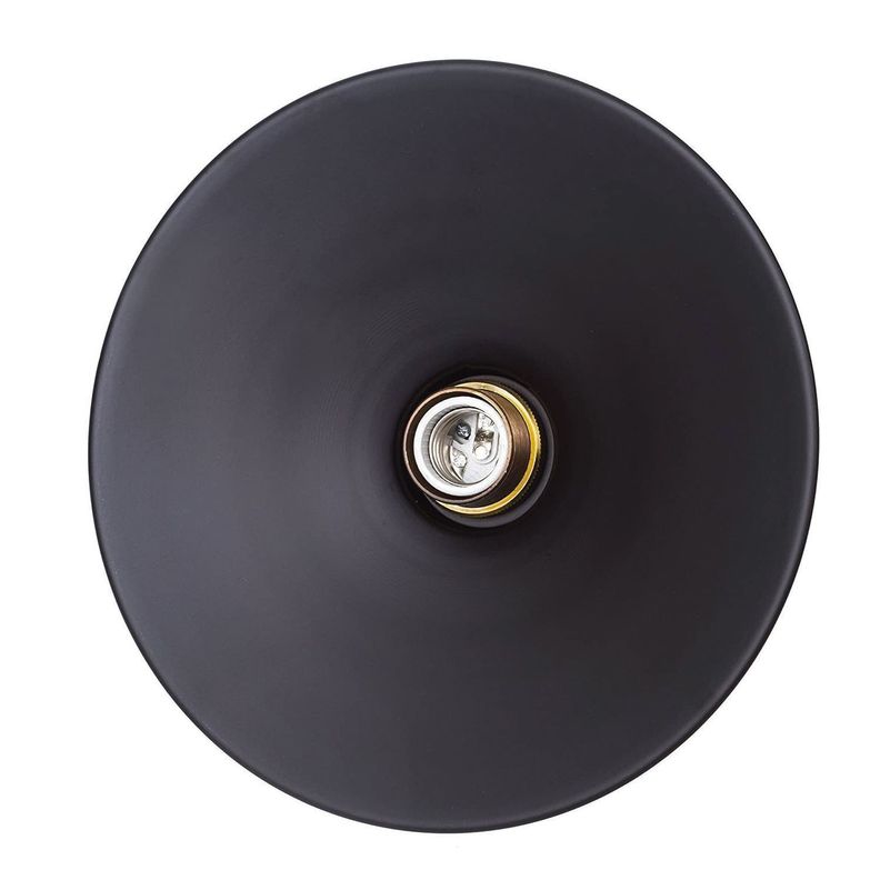 Lámpara Colgante E-27 Diseño Vintage Sigis Negro-3