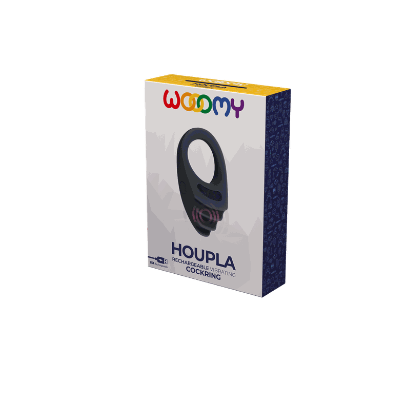 Anillo Vibrador Wooomy Houpla Recargable-3