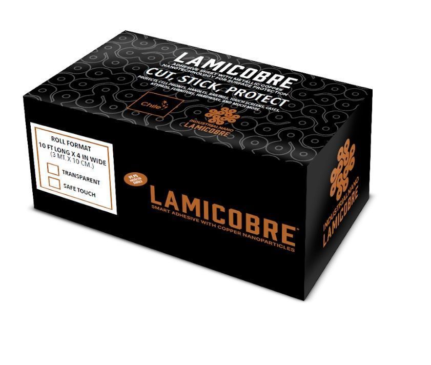 Lamina antibacteriana color cobre 3 m x 10 cm-0
