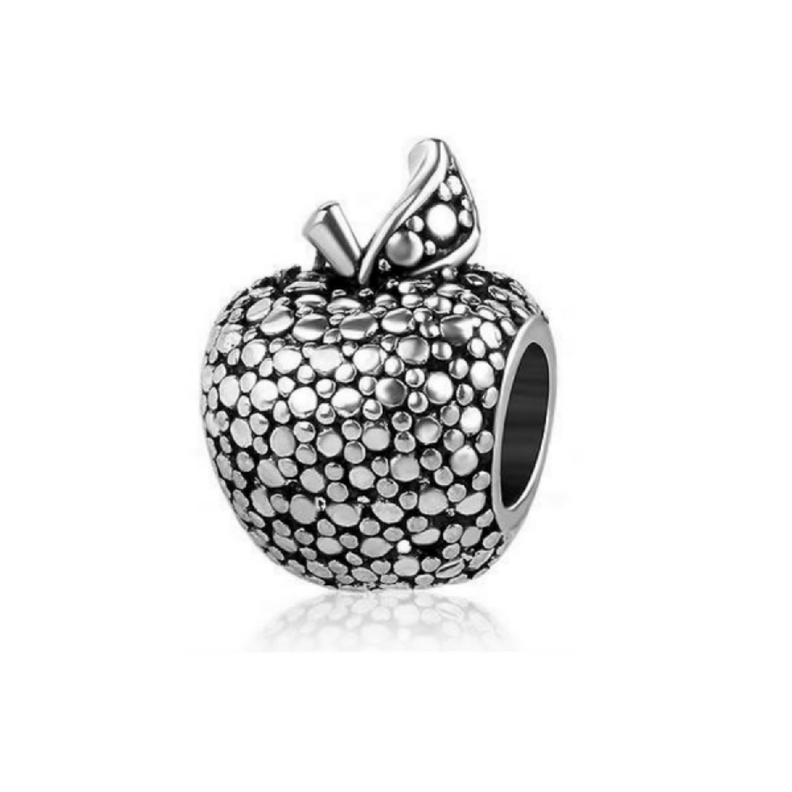 Charm Manzana en Plata Fina 925 SILVER HEART-0