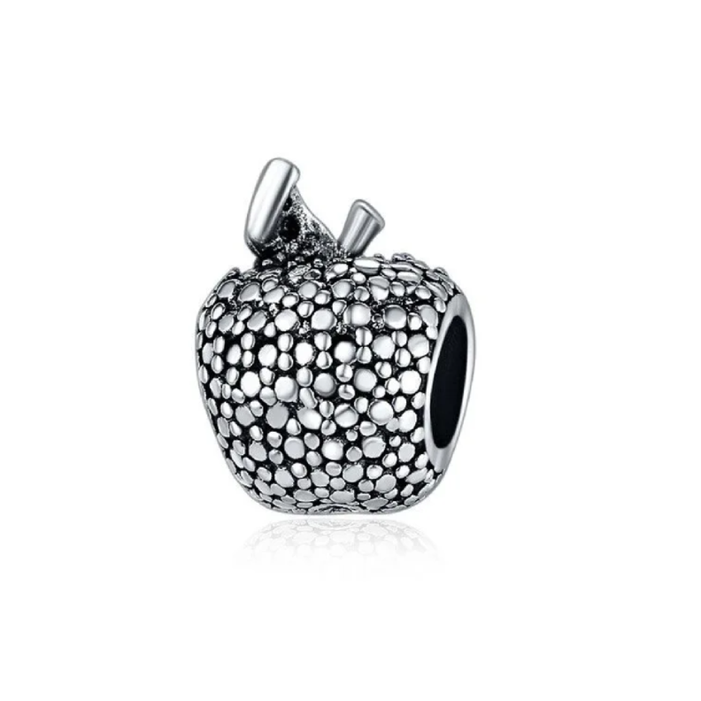 Charm Manzana en Plata Fina 925 SILVER HEART-1