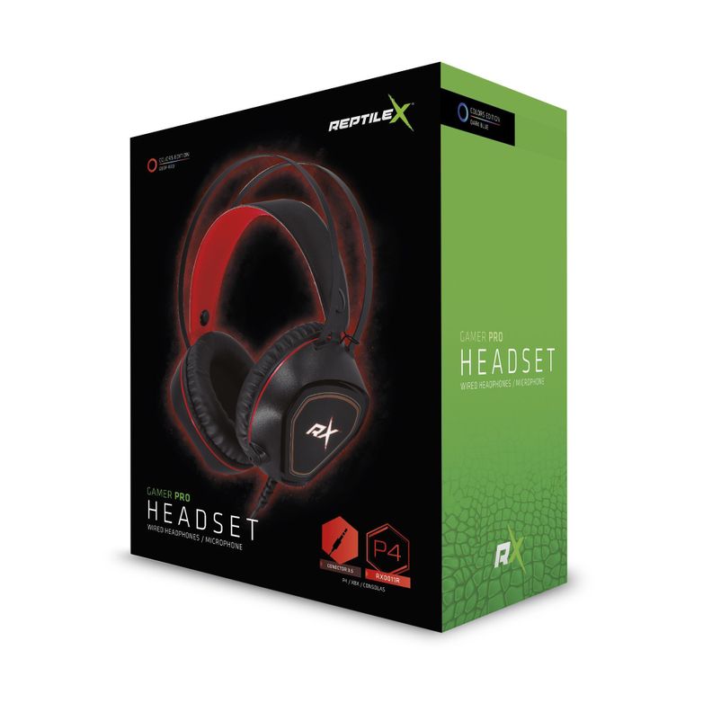 Audifonos Gamer Con Microfono PS4 Xbox Plug 3.5mm Reptilex-1
