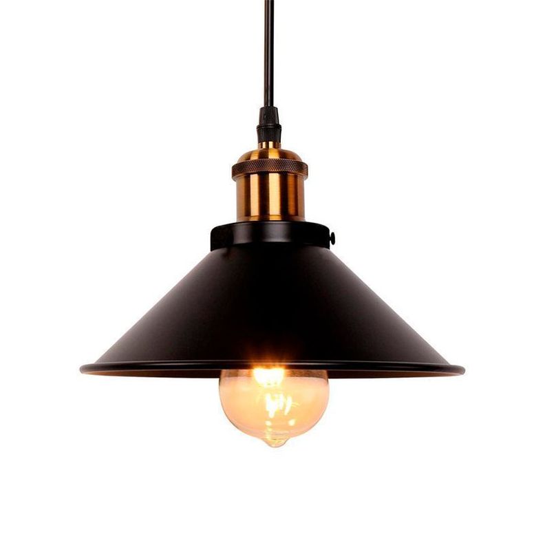 Lampara Colgante Vintage Tipo Campana-0