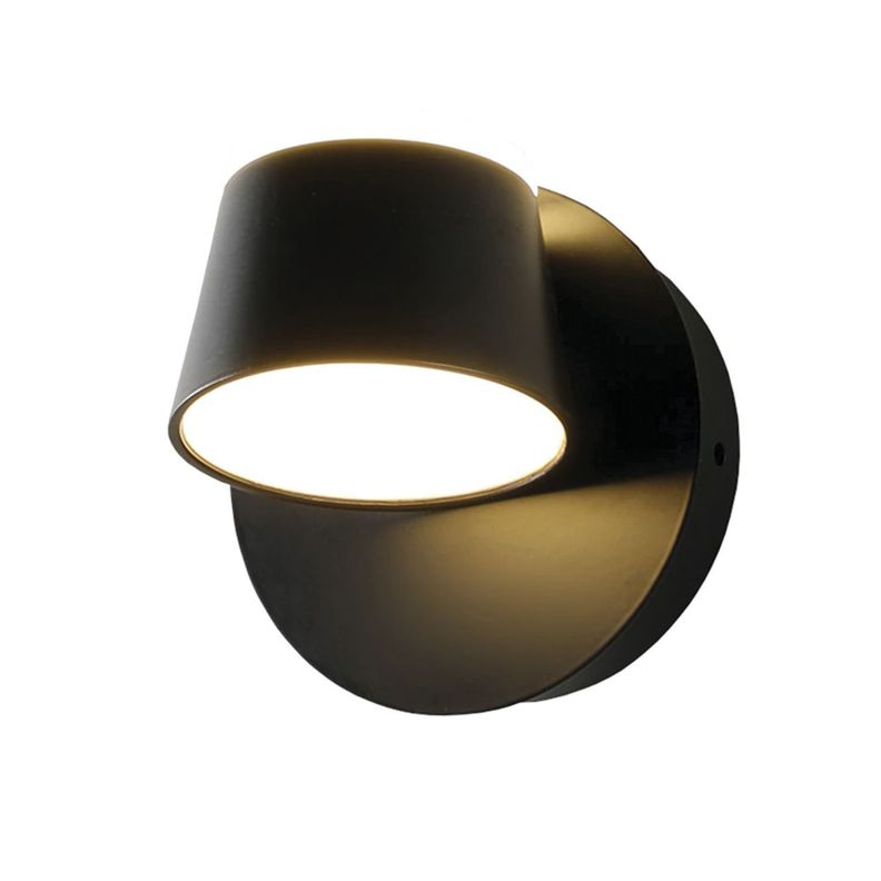 Apliqué Elegante Simple Decorativo LED Movible 5W Negro-2