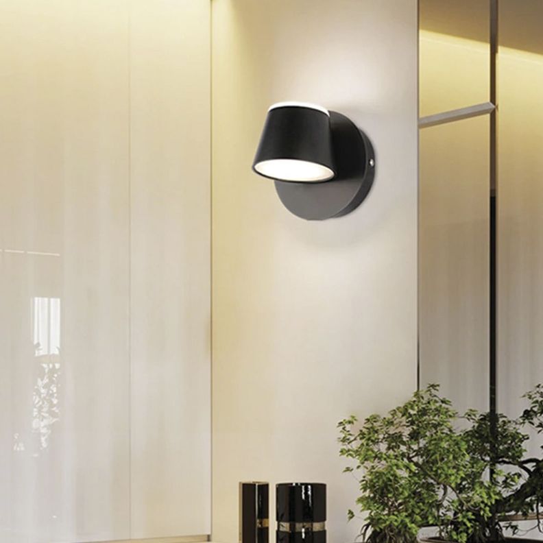 Apliqué Elegante Simple Decorativo LED Movible 5W Negro-5