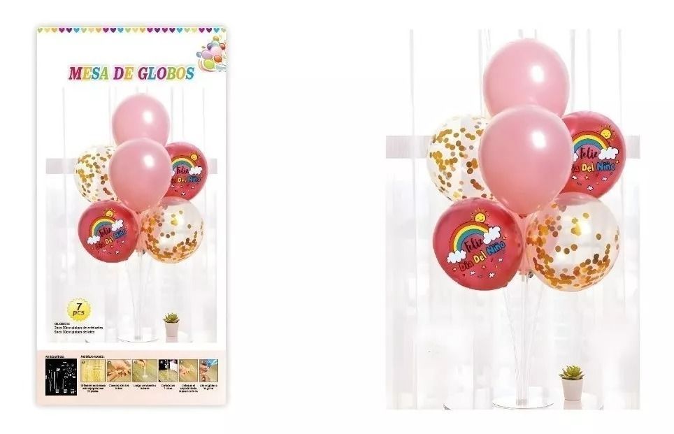 Set De Decoración Globos Base Para Globos Fiesta Celebración-3