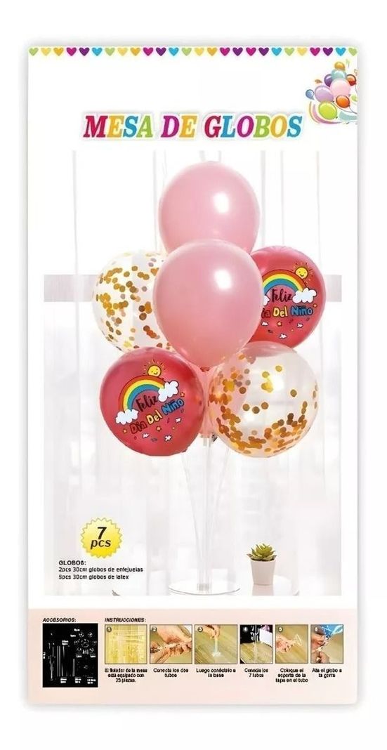 Set De Decoración Globos Base Para Globos Fiesta Celebración-2