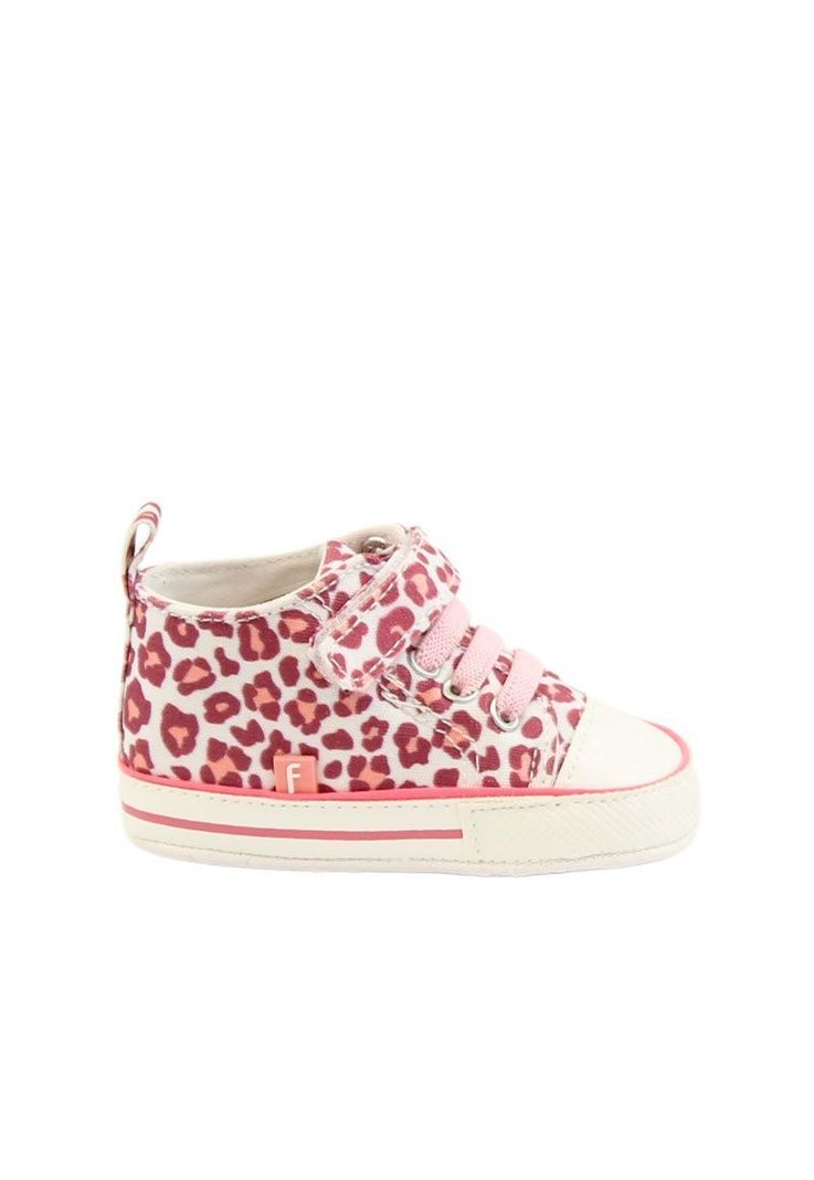Zapatilla caña velcro elastico bebé soft niña 800-0