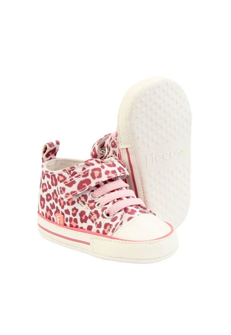 Zapatilla caña velcro elastico bebé soft niña 800-3