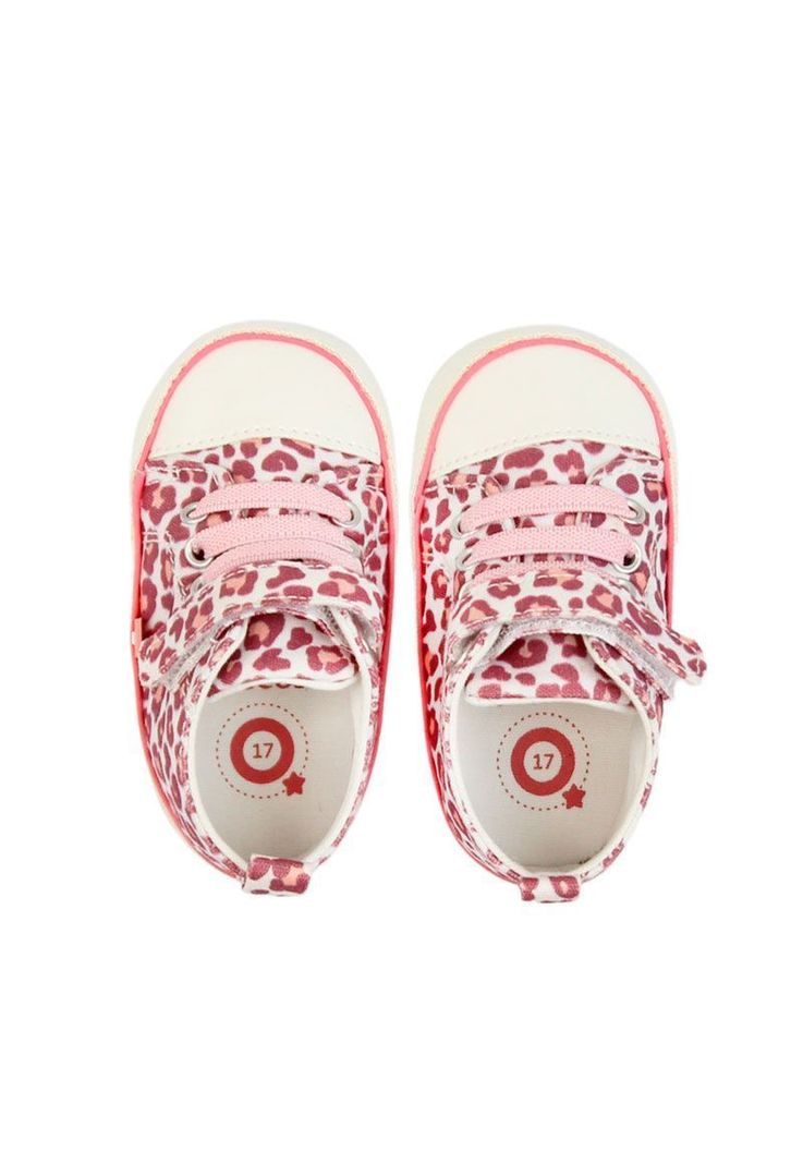 Zapatilla caña velcro elastico bebé soft niña 800-2