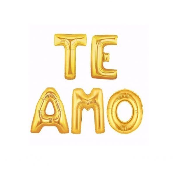 Globos Letras Te Amo
