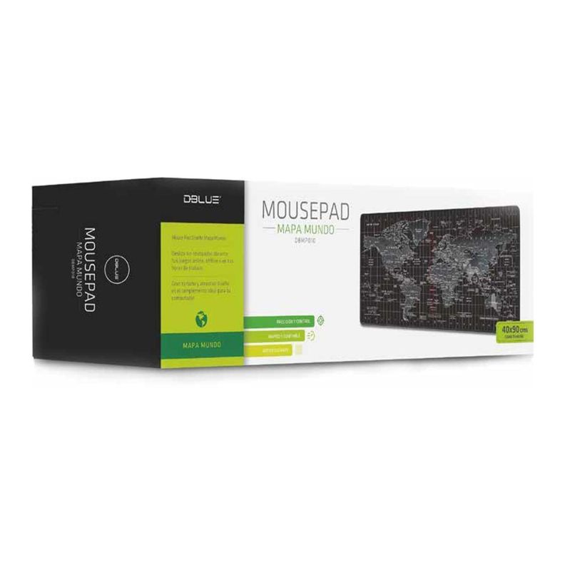Mousepad Diseño Mapa Mundo XL 40x90cms Dblue-1