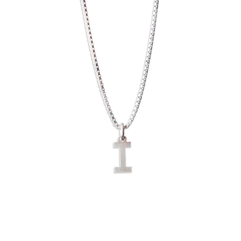 Cadena De Plata Mujer Con Inicial I - MABELITA-0