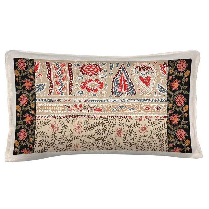 Cojin Boheme-Adela 1, 50x30 Marfil