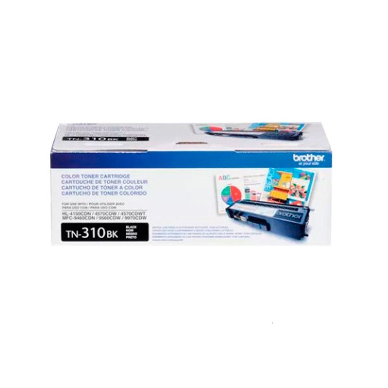 Brother Toner Tn310bk Negro Original Hl 4150 Mfc-9460-1