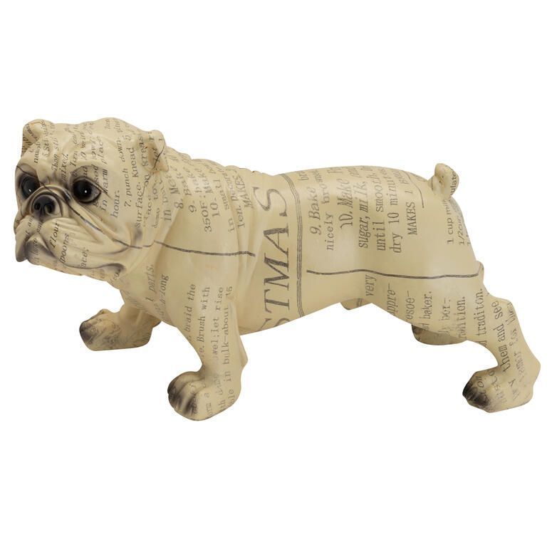 Adorno resina perro diario 26x13x13 cm. Unico Diseno 1