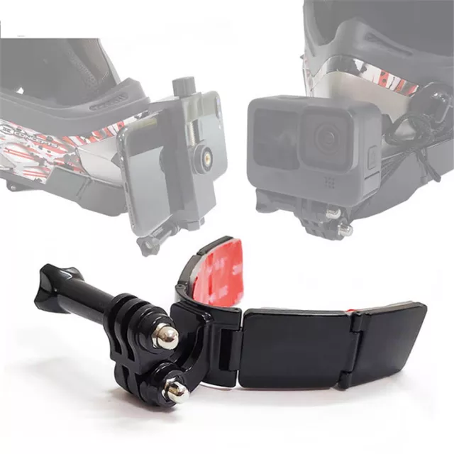 Soporte Frontal Adhesivo - Casco Moto Cámaras Gopro Y Otras-2