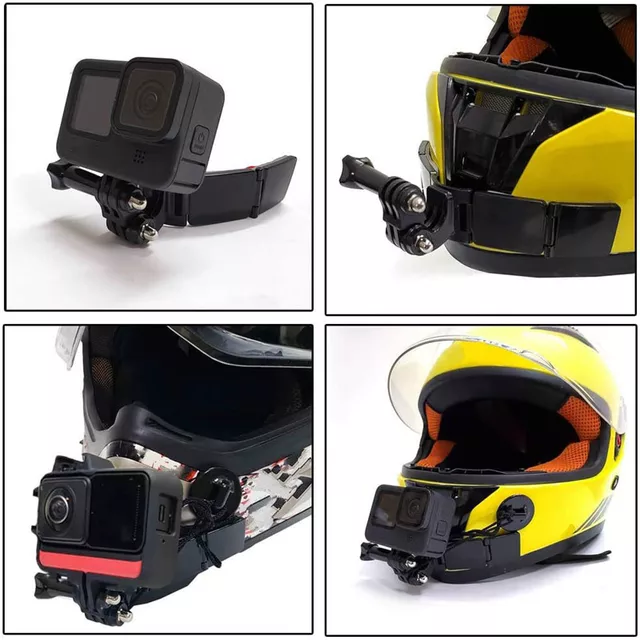 Soporte Frontal Adhesivo - Casco Moto Cámaras Gopro Y Otras-1