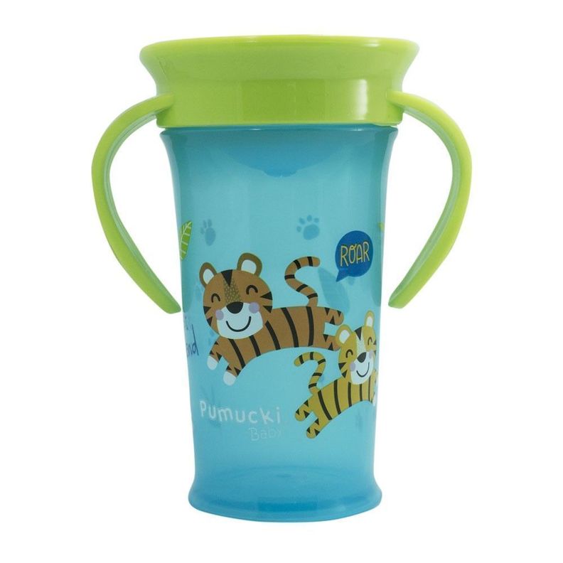 Vaso Magico Antiderrame  360º Celeste Pumucki-0