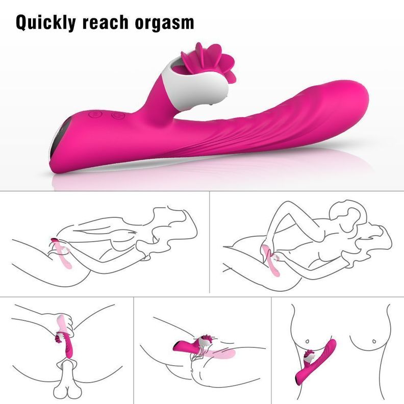 Nymph Dildo Vibrador Con Estimulador De Clitoris Rotatorio-6