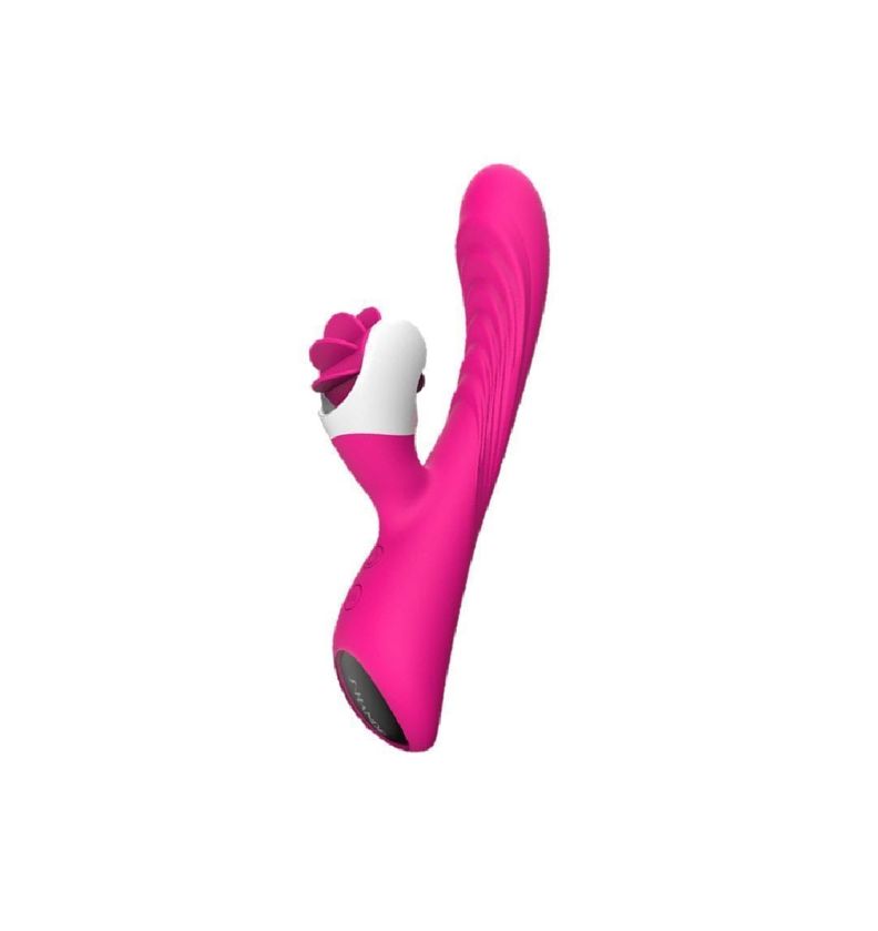 Nymph Dildo Vibrador Con Estimulador De Clitoris Rotatorio-2