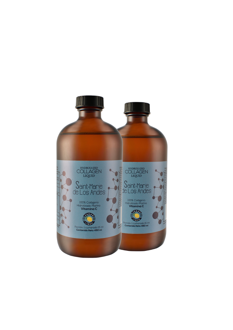 Pack Colágeno Hidrolizado Marino Liquido, con Vitamina C-0