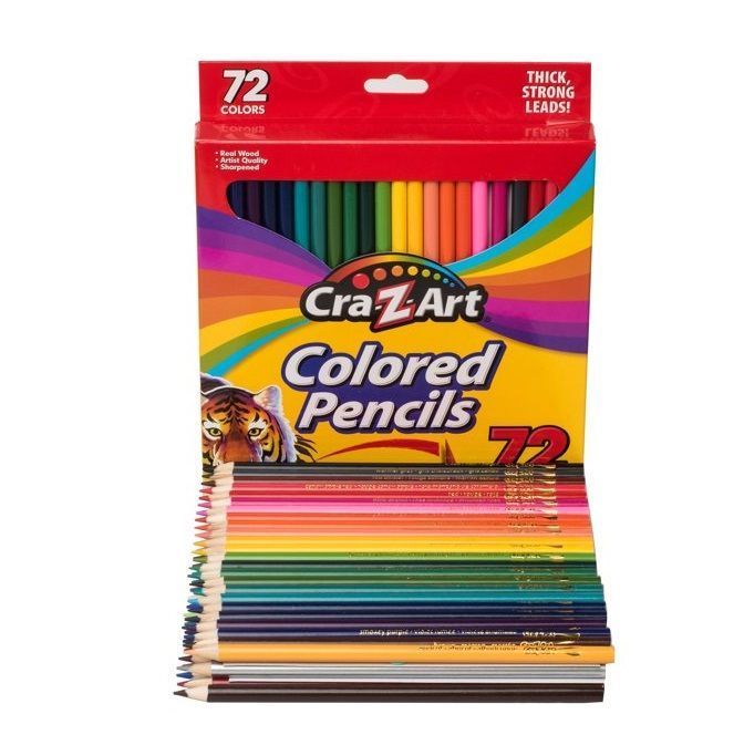 Set De 72 Lapices De Colores Escolares Cra-z-art-1