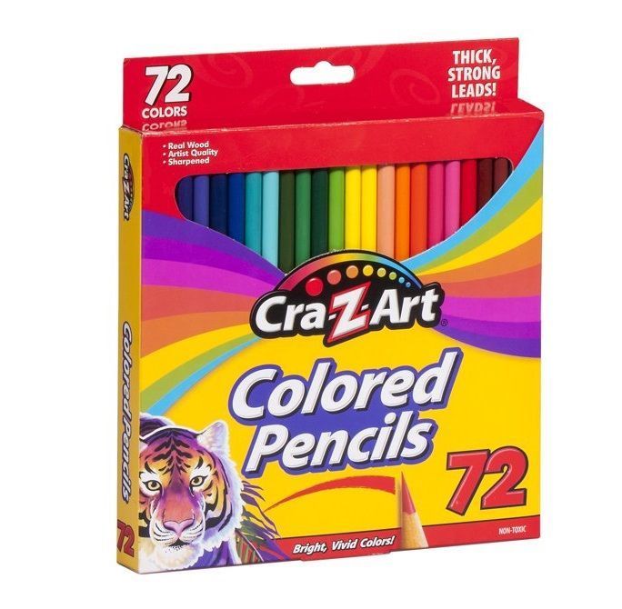 Set De 72 Lapices De Colores Escolares Cra-z-art-0