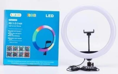 Aro De Luz 45 cm Con Trípode-3