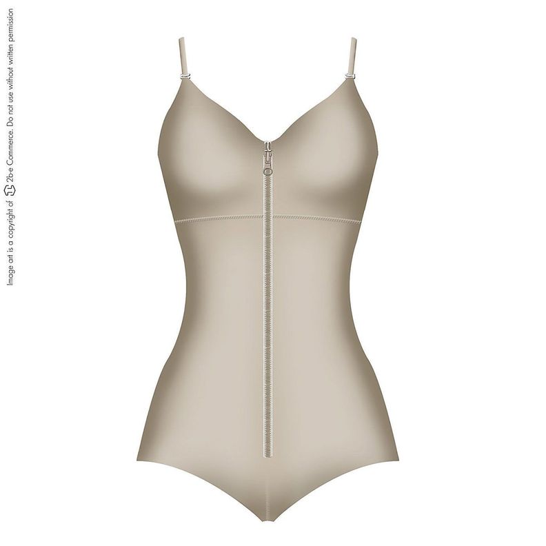 Faja Colombiana  Moldeadora y Reductora, Body Con Brasier 420 Negro-2